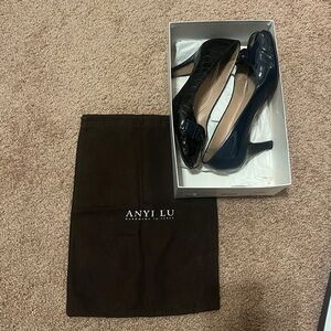 anyi lu peony midnight croc size 38.5 EU